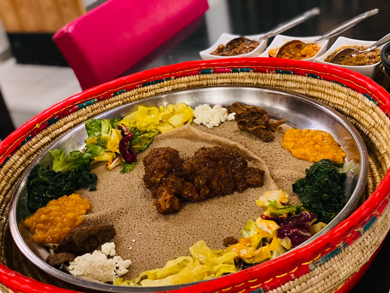 Messob traditionnel éthiopien